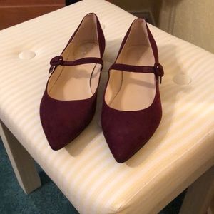 Pretty dressy Mary Jane flats.